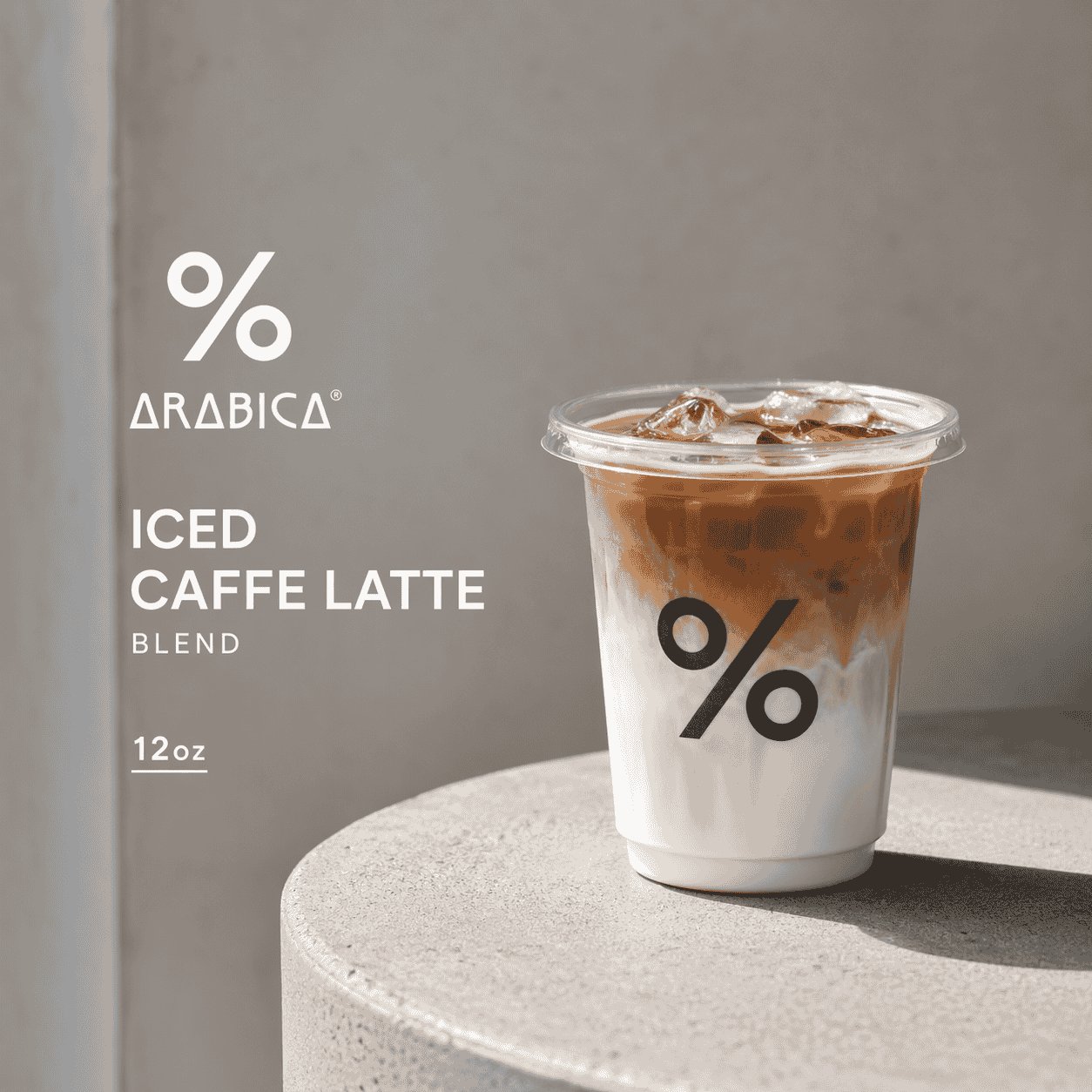 % Arabica Iced Caffe Latte